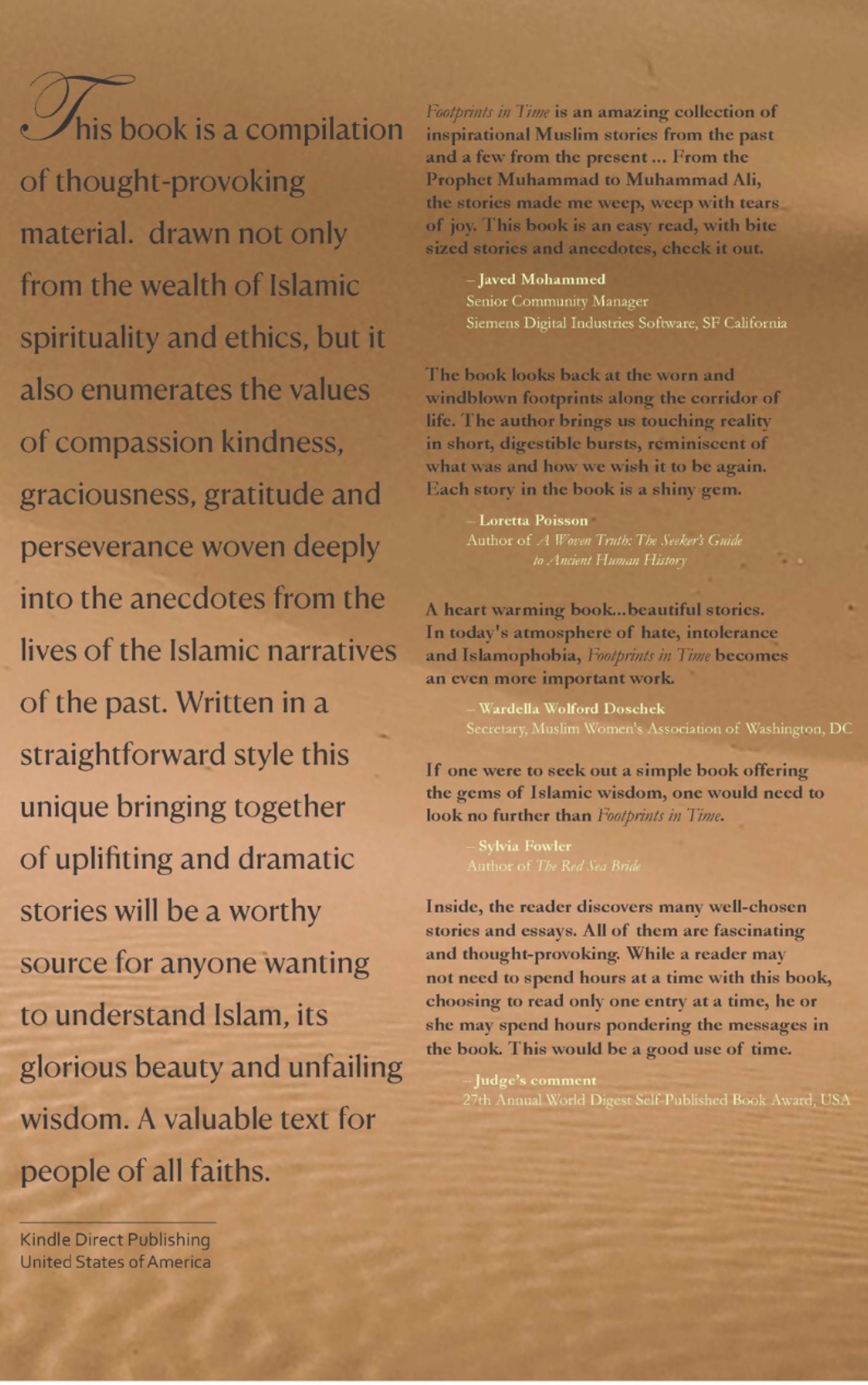 Footprints in Time: Gleanings from islamic history